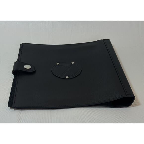 Le Cornue 1908 Document Portfolio Folder Brown Leather Recipe Menu Holder - Picture 5 of 16